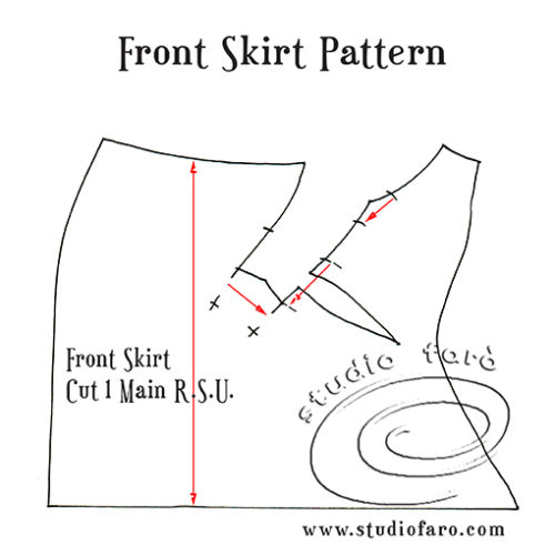 Studio Faro | Tucked Drape Skirt